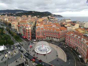 Aerial view of a city