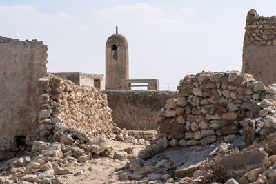 Old ruins against sky