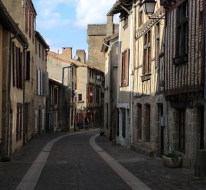 Narrow alley in town