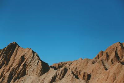 Rock with sky in background