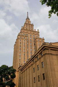 Low angle view of historical building against sky