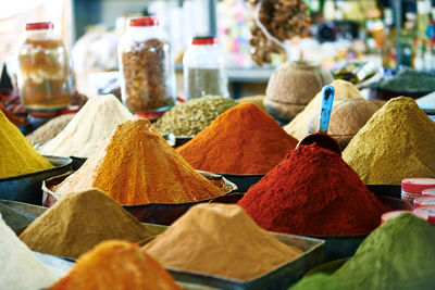 Close-up of vegetables for sale in market