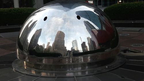 Close-up of statue against temple