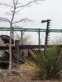 View of bridge over river