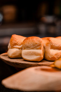 Close-up of cookies on table