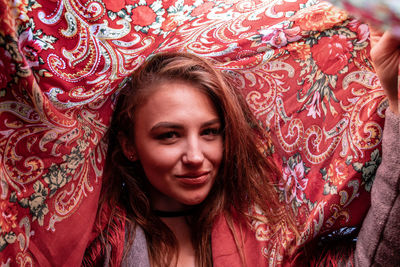 Portrait of a smiling young woman