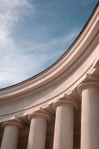 Low angle view of building against sky