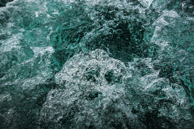 Full frame shot of waves in sea