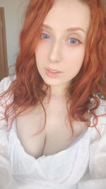 Portrait of beautiful young woman