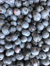 Full frame shot of blueberries