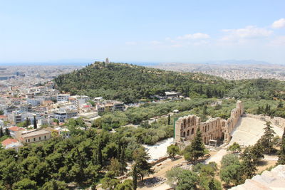 View of cityscape against sky