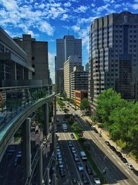 View of buildings in city