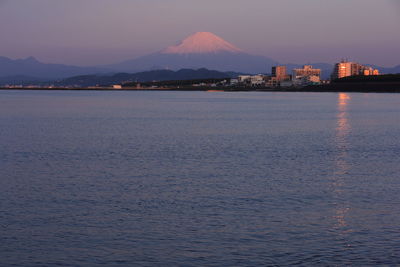 View of city at waterfront