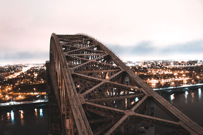 View of bridge in city