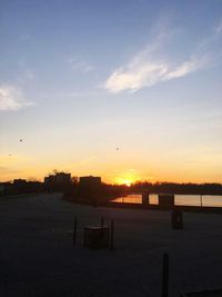 Scenic view of sunset
