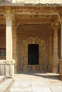 Entrance of historic building