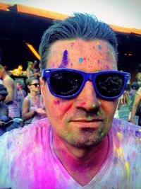 Close-up portrait of young woman