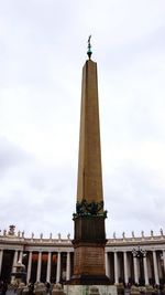 Low angle view of historical building against sky