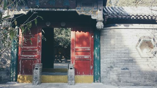 Closed door