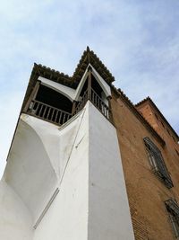 Low angle view of building against sky