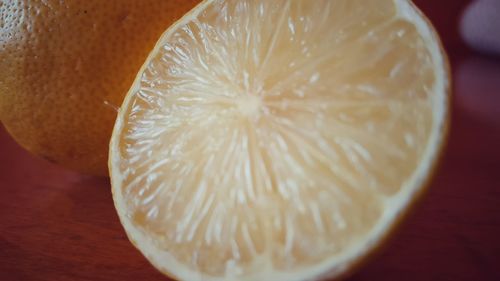 Close-up of fruit on table