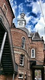 Low angle view of building against sky