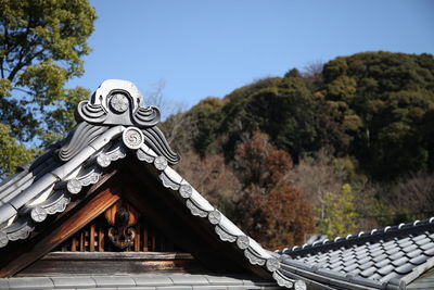 Low angle view of ornate building against sky