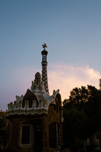 Low angle view of historic building against sky