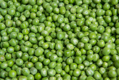 Full frame shot of green peas