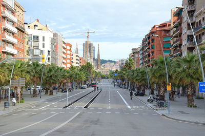 Street amidst buildings in city