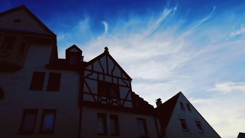 Low angle view of building against sky