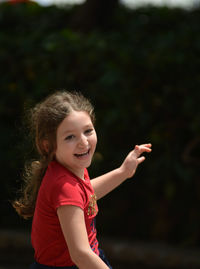 Portrait of a smiling young woman