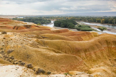 Scenic view of landscape against sky