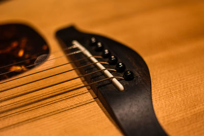 Close-up of guitar