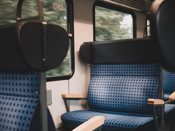 Interior of train