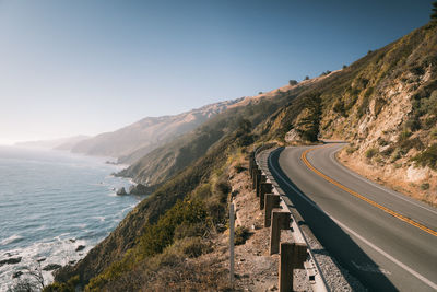 The big sur coast, california. this photo was taken in july 2022.