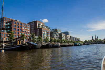 River with buildings in background