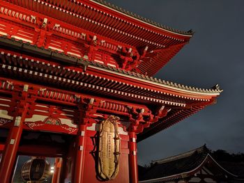 Low angle view of temple building