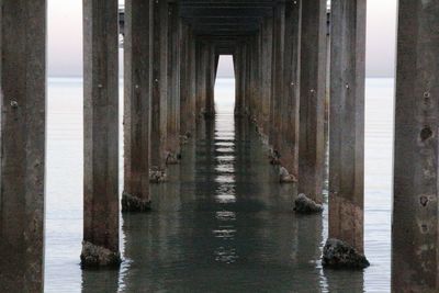 Bridge over sea