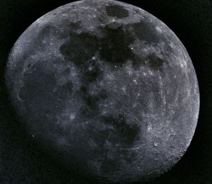 Close-up of moon against sky