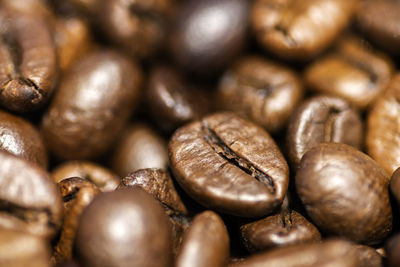 Full frame shot of coffee beans