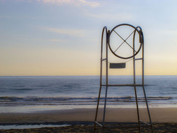 Guard station for the lifeguard on the adriatic coast