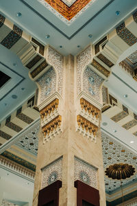 Low angle view of ceiling of building