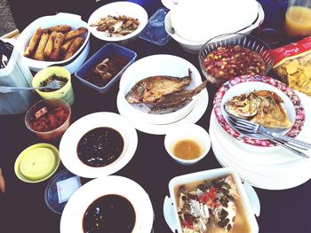 Close-up of food in plate