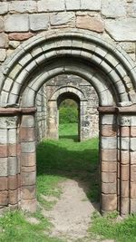 Entrance of old building