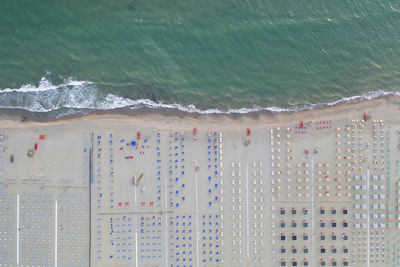 Aerial view of beach