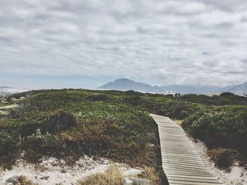 Scenic view of landscape against sky