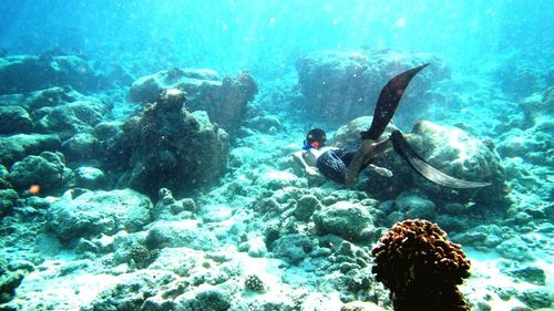 underwater