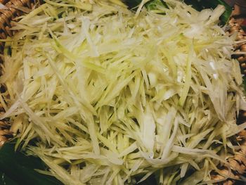 Close up of yellow leaves