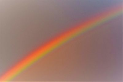 Close-up of rainbow